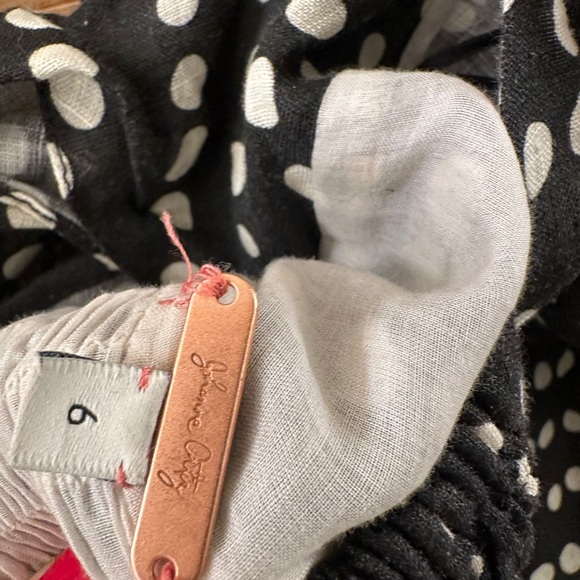 Johanna Ortiz Tropical Linen Mini Dress in green white size 6 - Picture 11 of 11